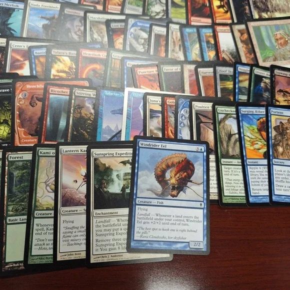 "Magic The Gathering 163 Card Lot – Commons/Uncommons/Rares – Great Condition" - Picture 6 of 9